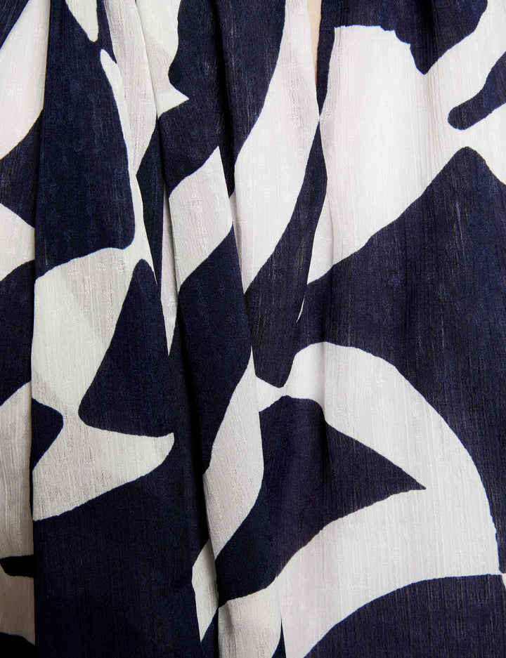 Blouse sans manches imprimée