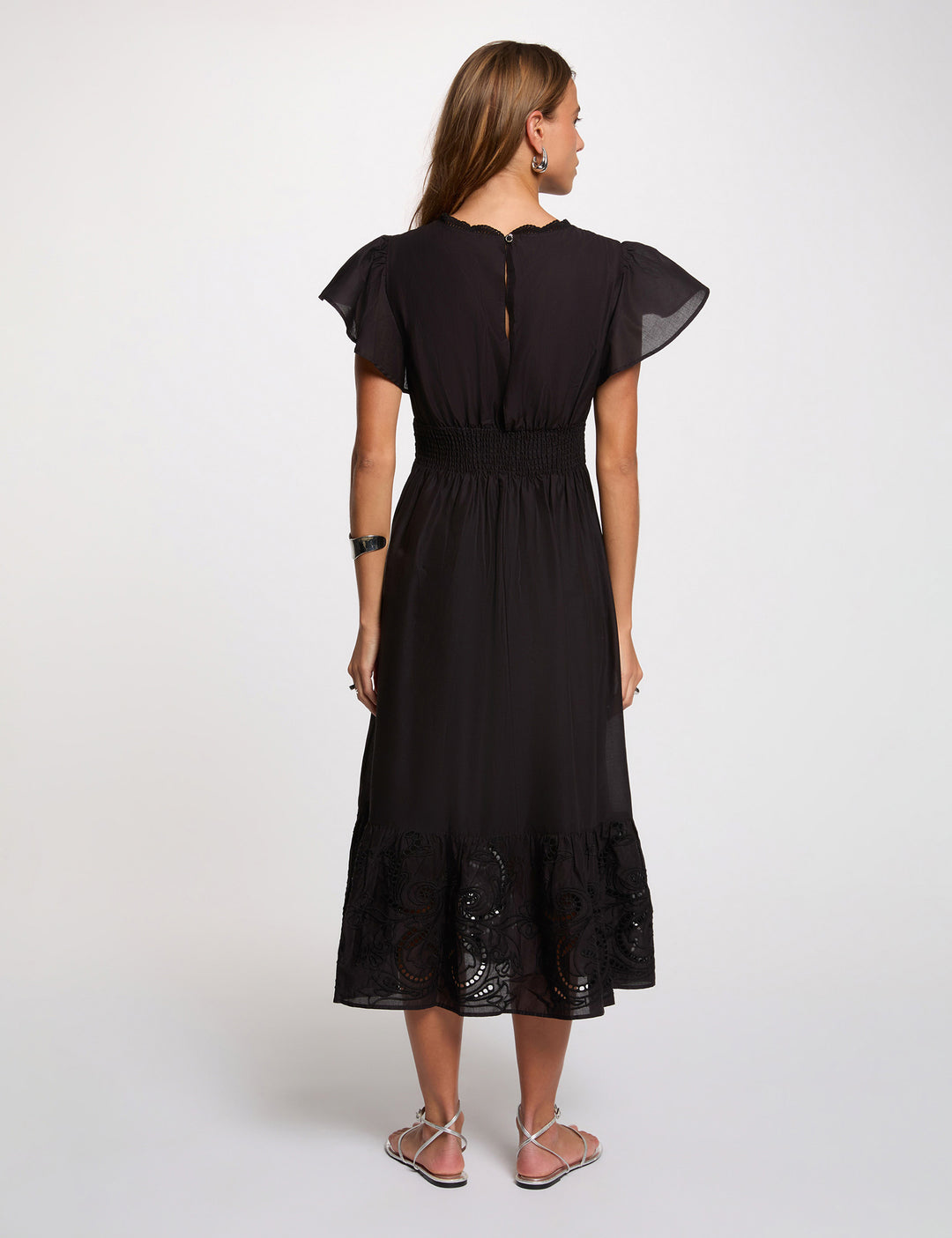 Robe longue broderie