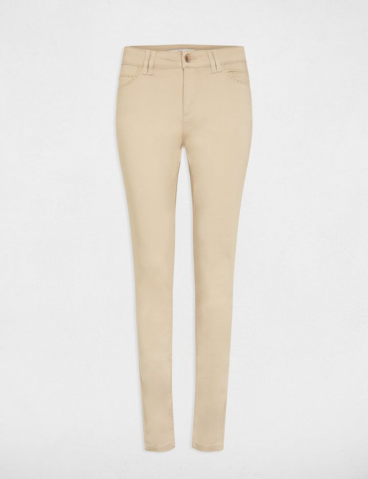 Pantalon skinny satin