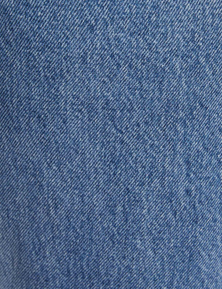 Jeans large taille haute