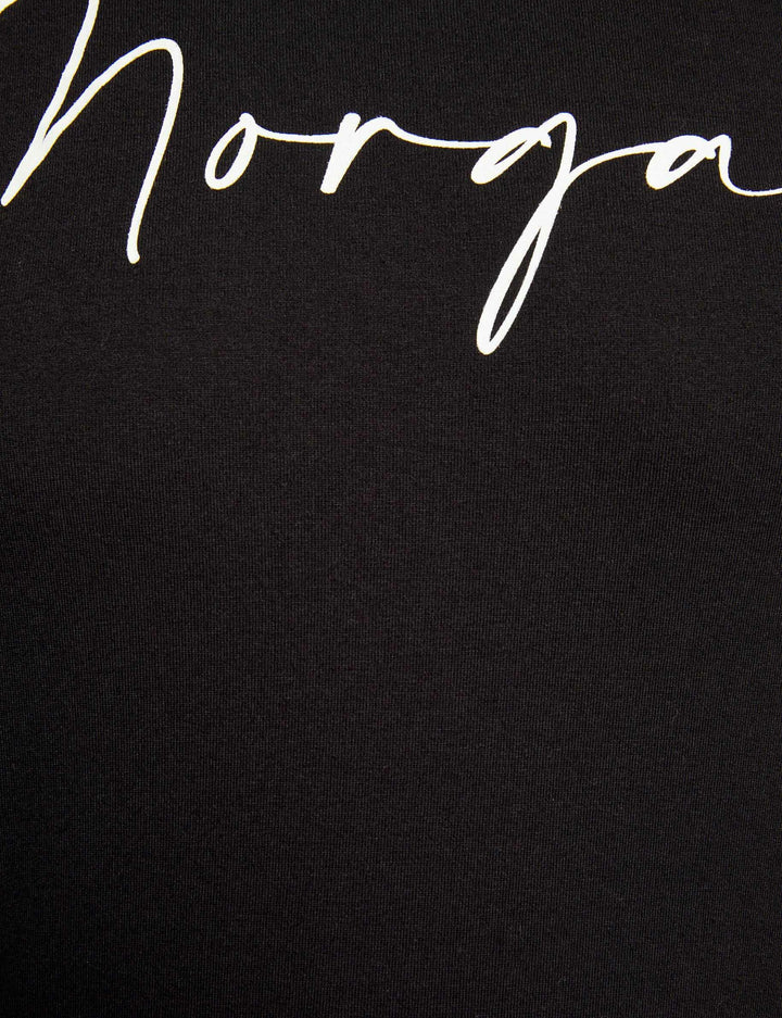 T-shirt manches longues à  inscription