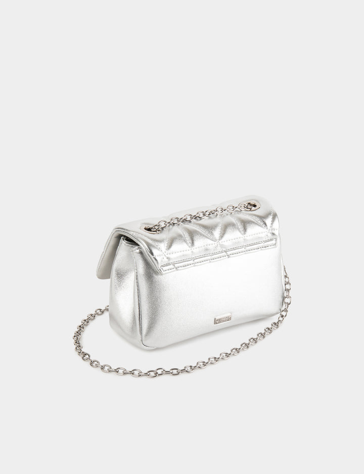 Sac métallisé et matelassé