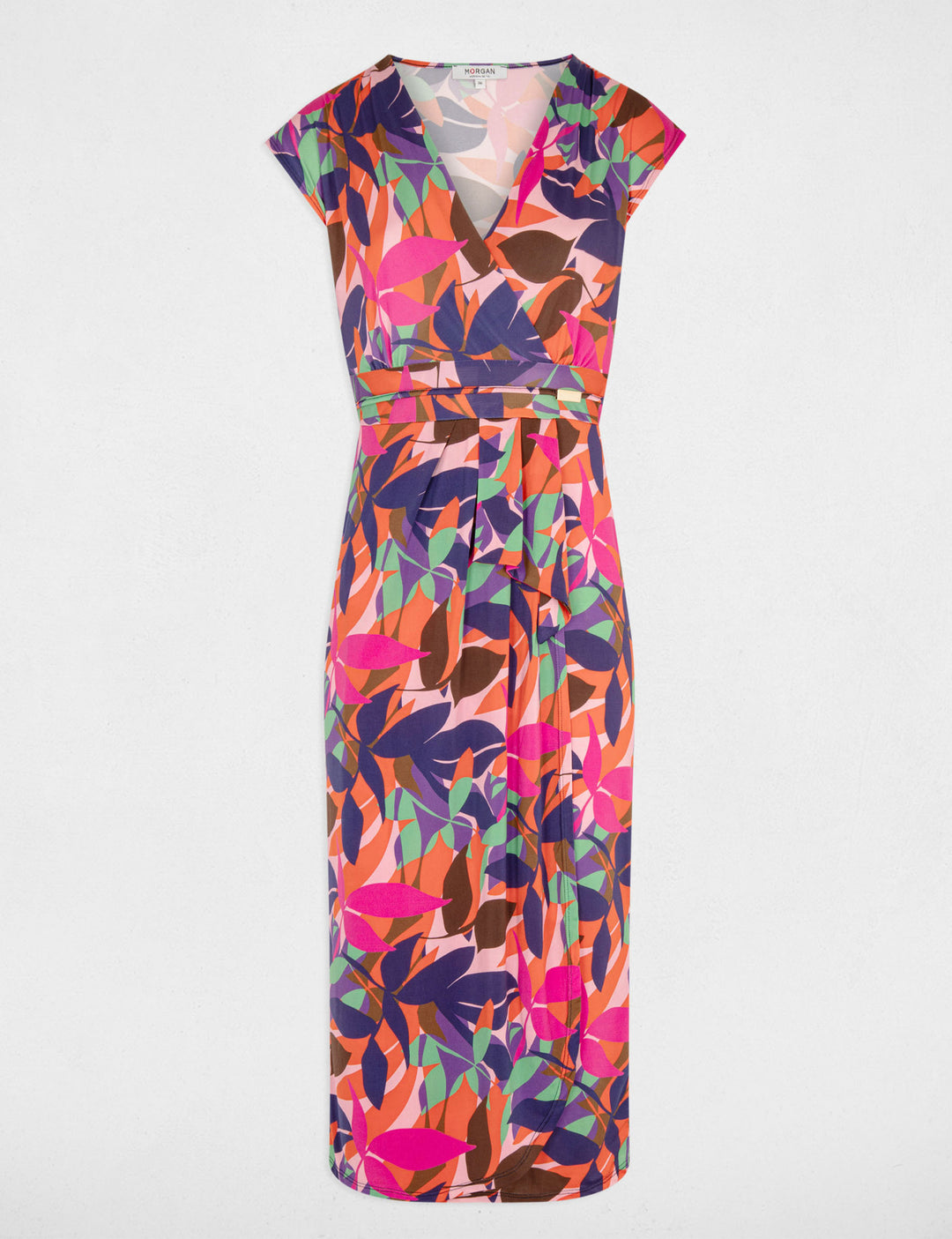 Robe midi imprimée