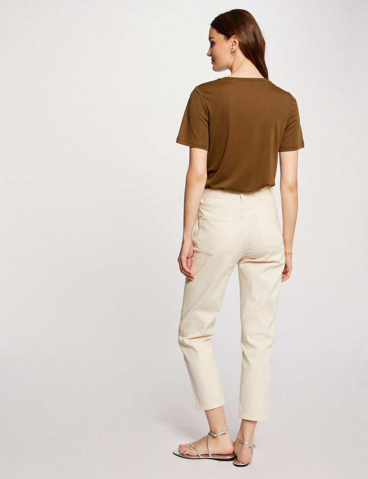T-shirt manches courtes strass