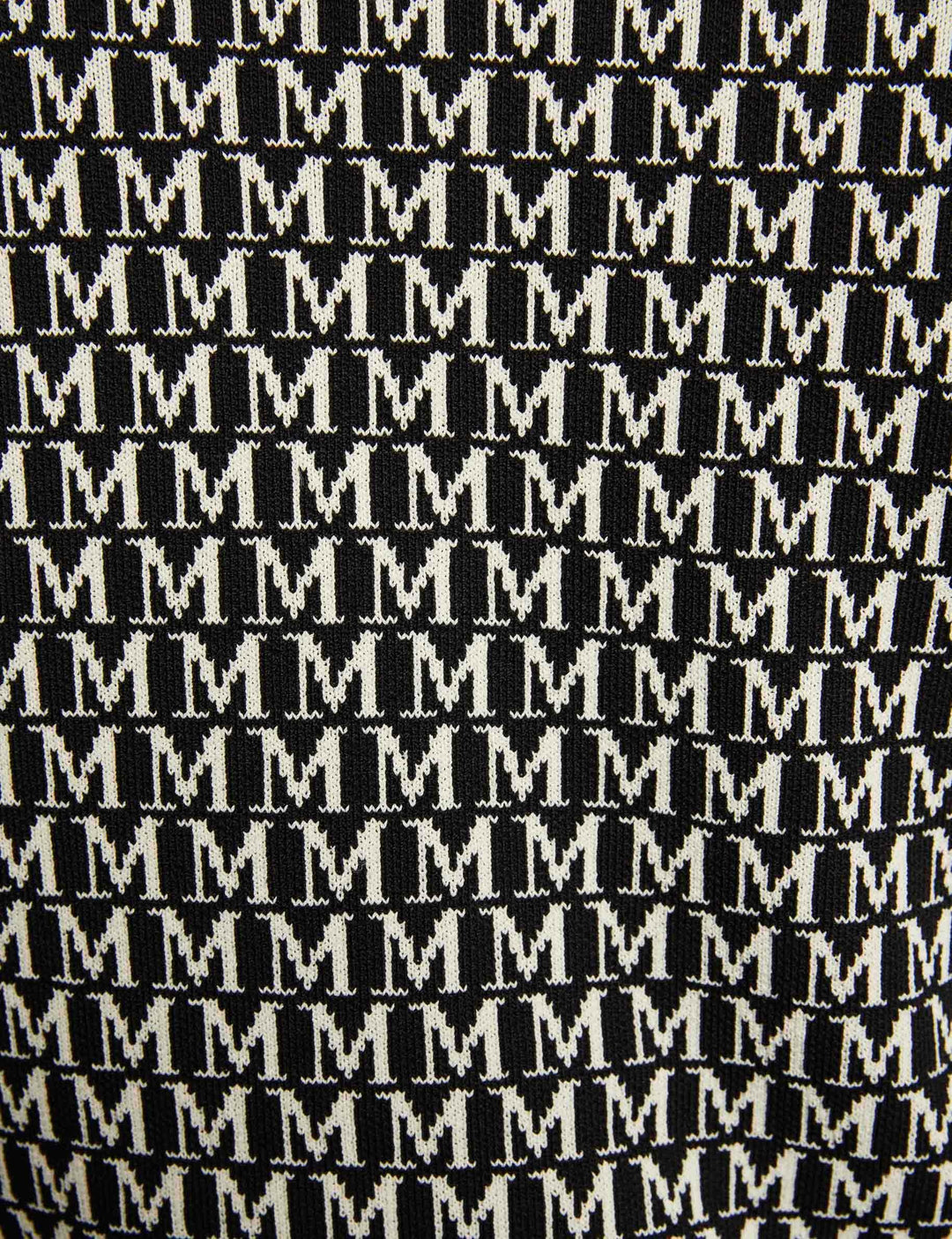 Gilet manches longues imprimé monogramme