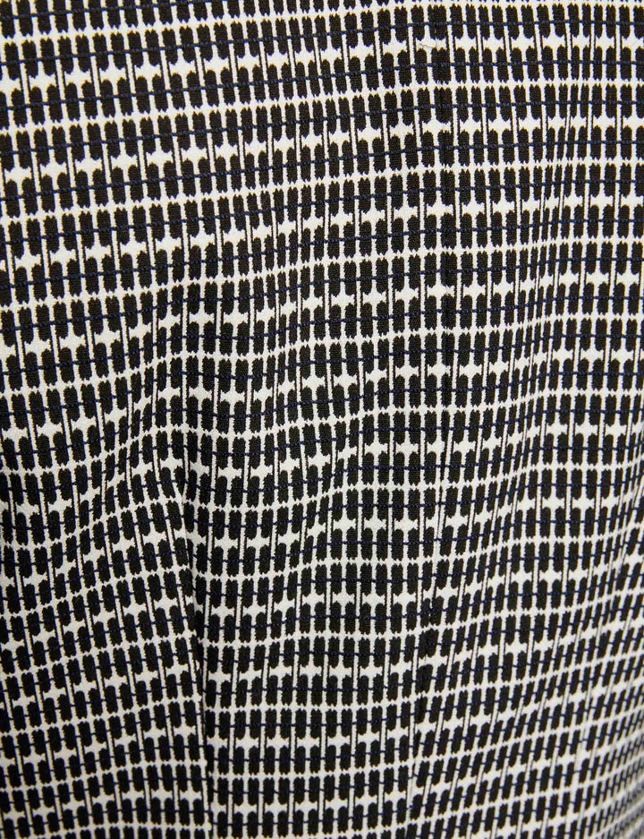 Blazer imprimé géométrique