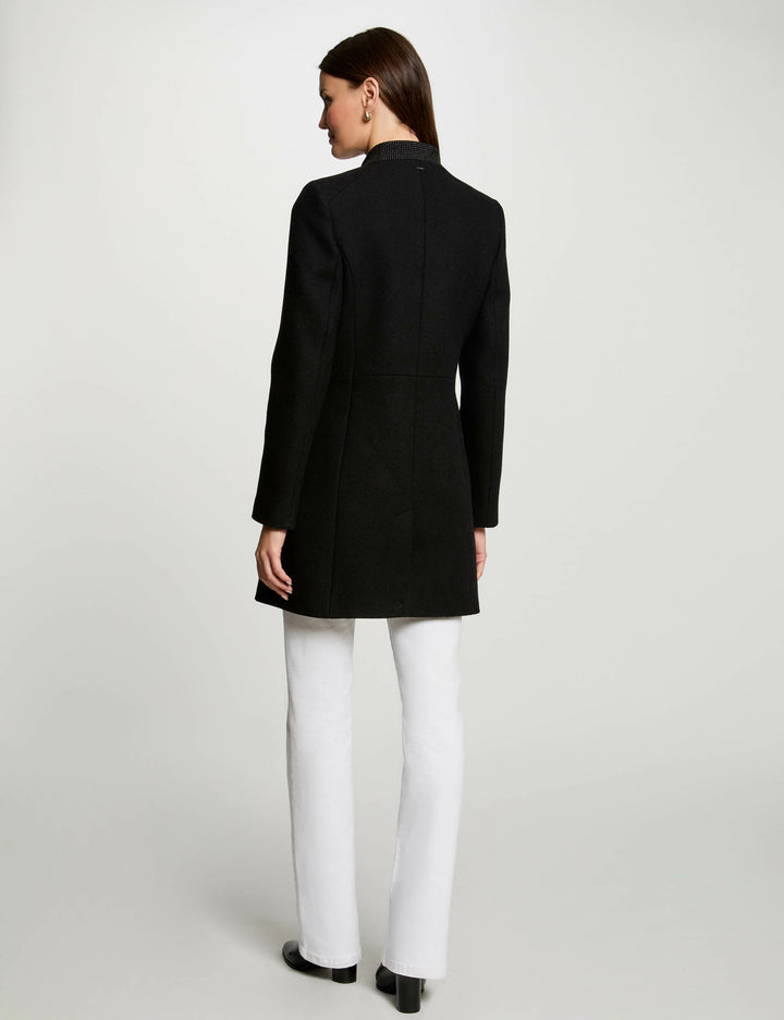 Manteau long boutonné