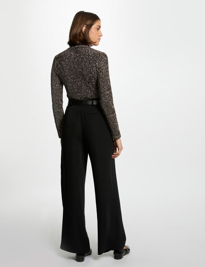 Pantalon flare fluide