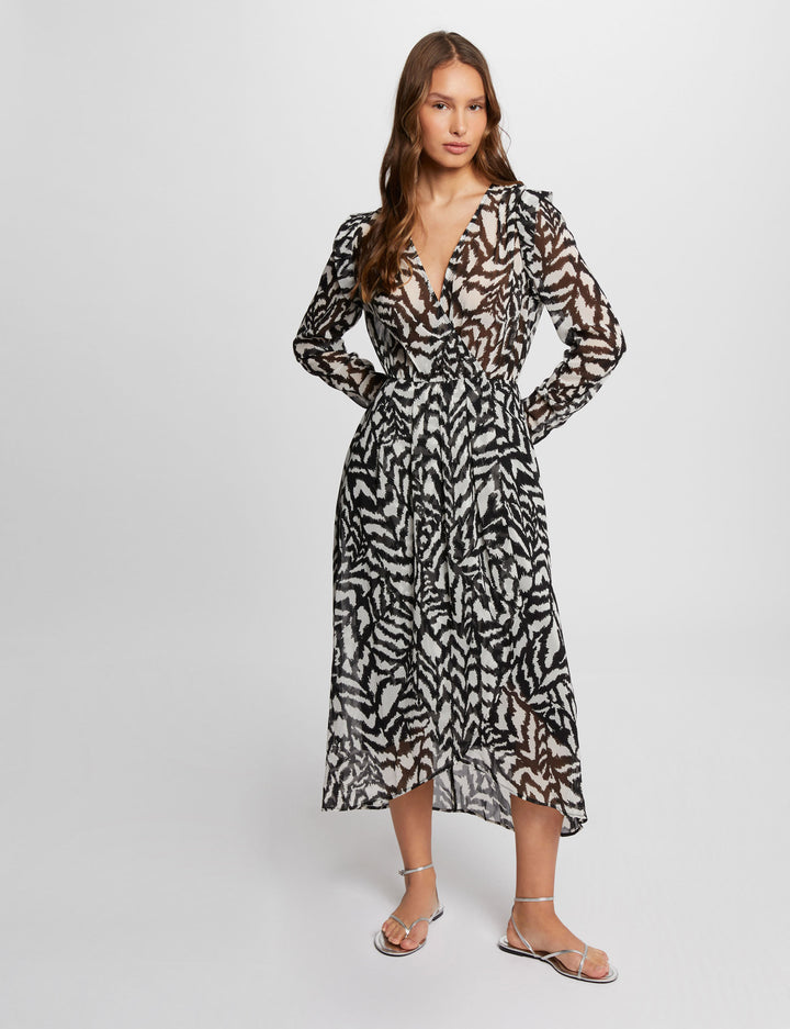 Robe longue imprimée