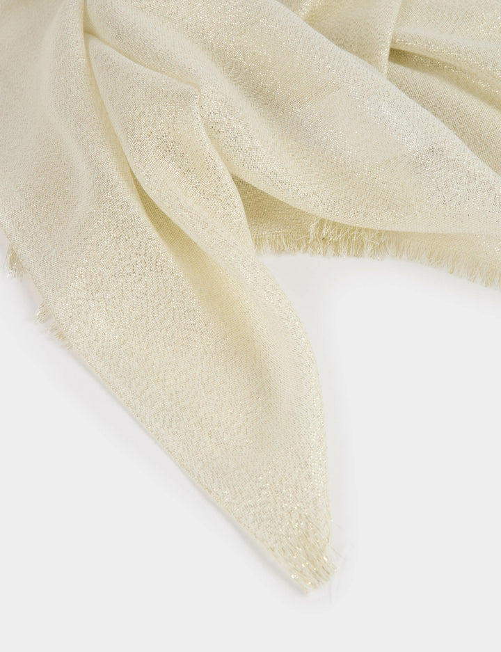 Foulard fils métallisés