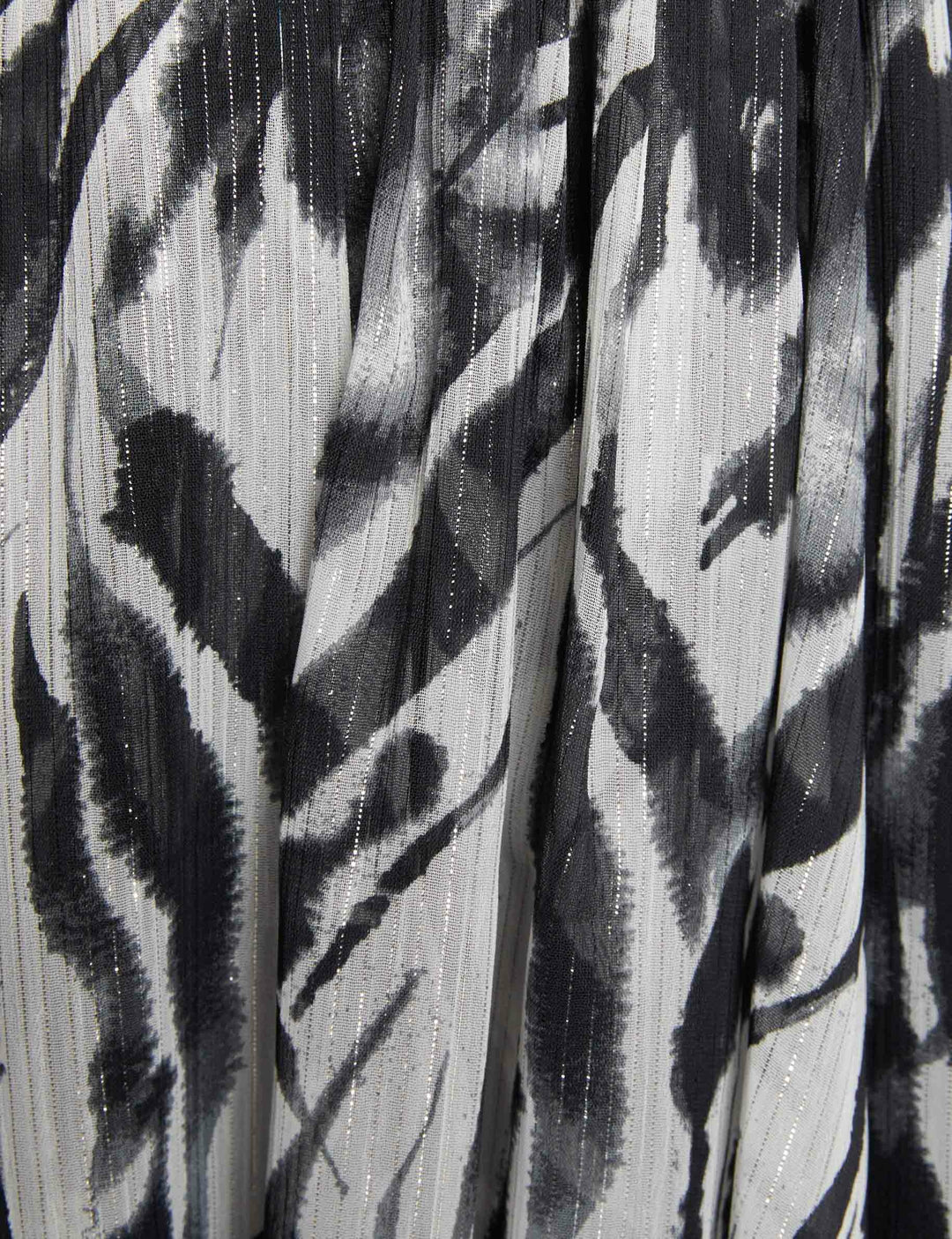 Robe longue cintrée imprimée