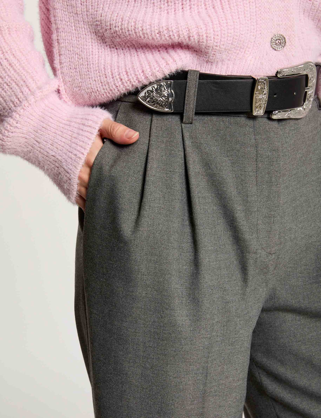 Pantalon large à  pinces