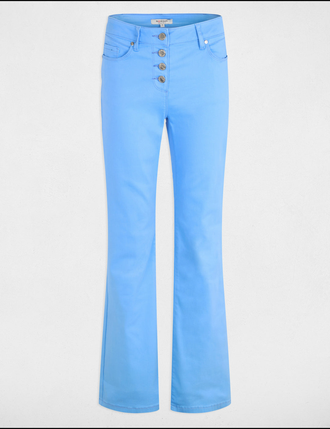 Pantalon bootcut boutonné