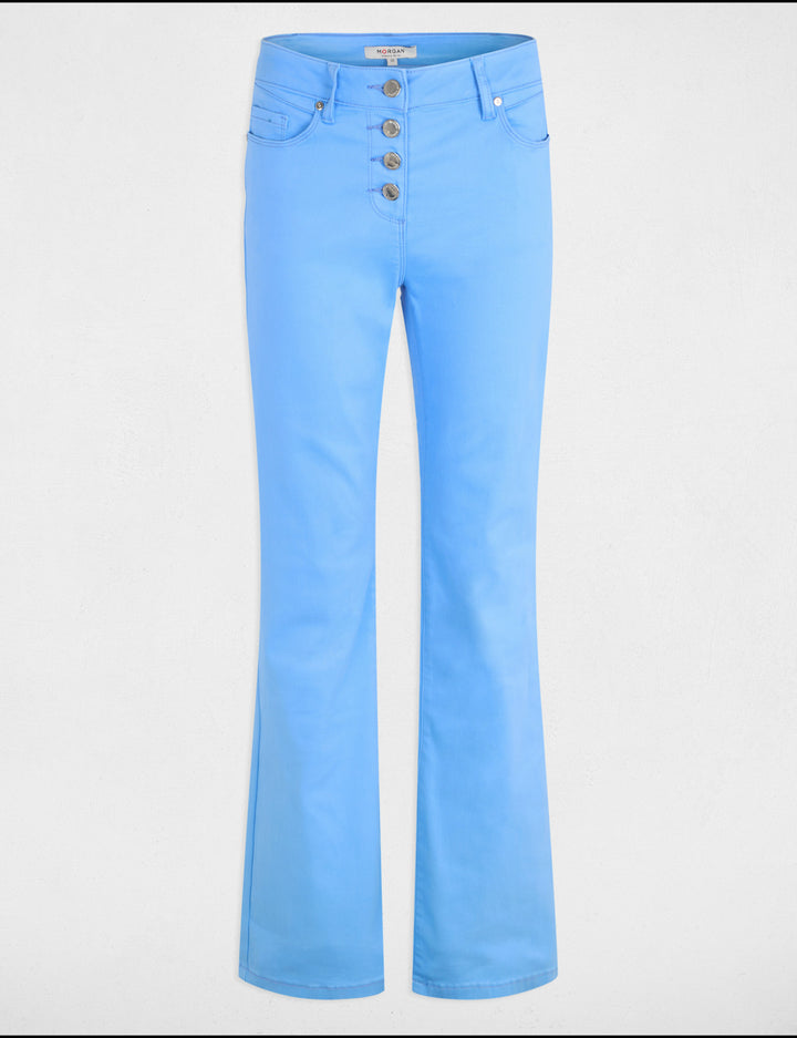 Pantalon bootcut boutonné