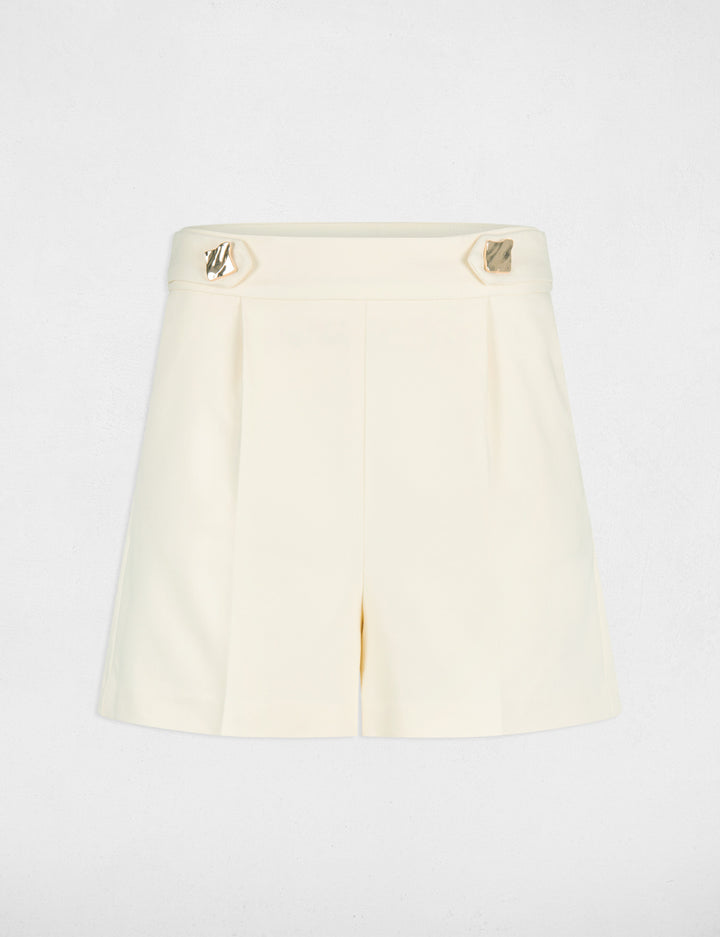 Short droit à  pinces