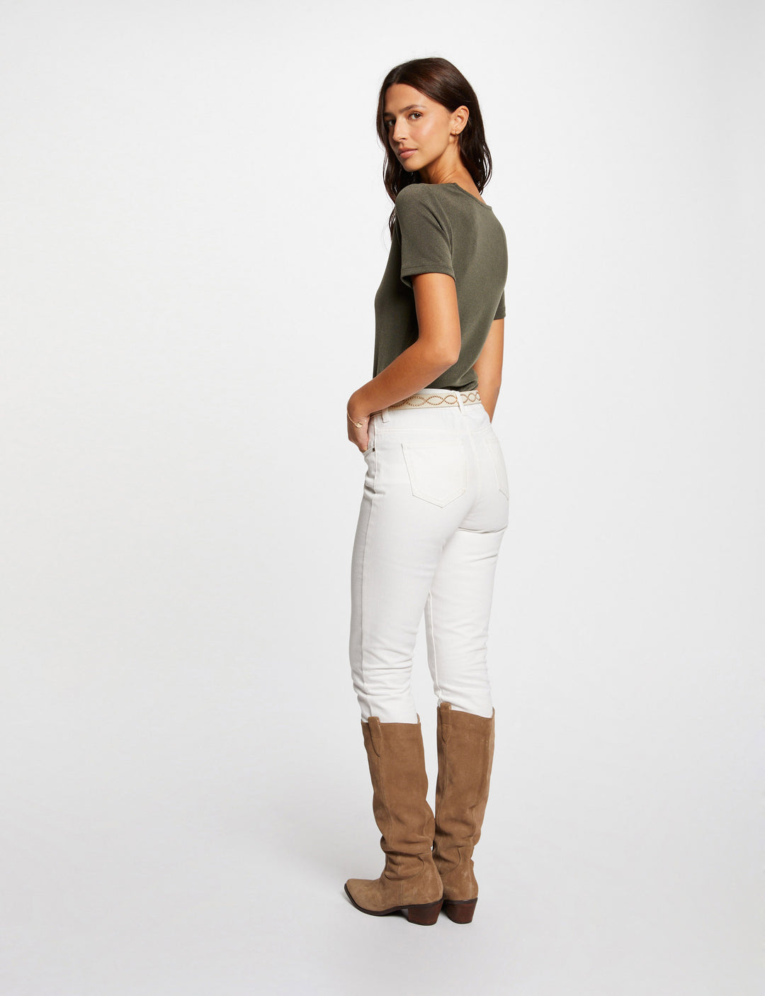 T-shirt manches courtes avec col en V