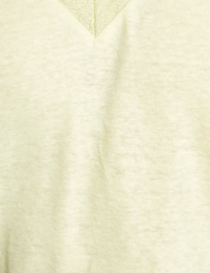 T-shirt manches courtes à  col en V