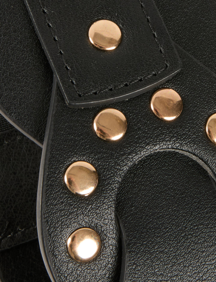 Ceinture élastiquée à  clous