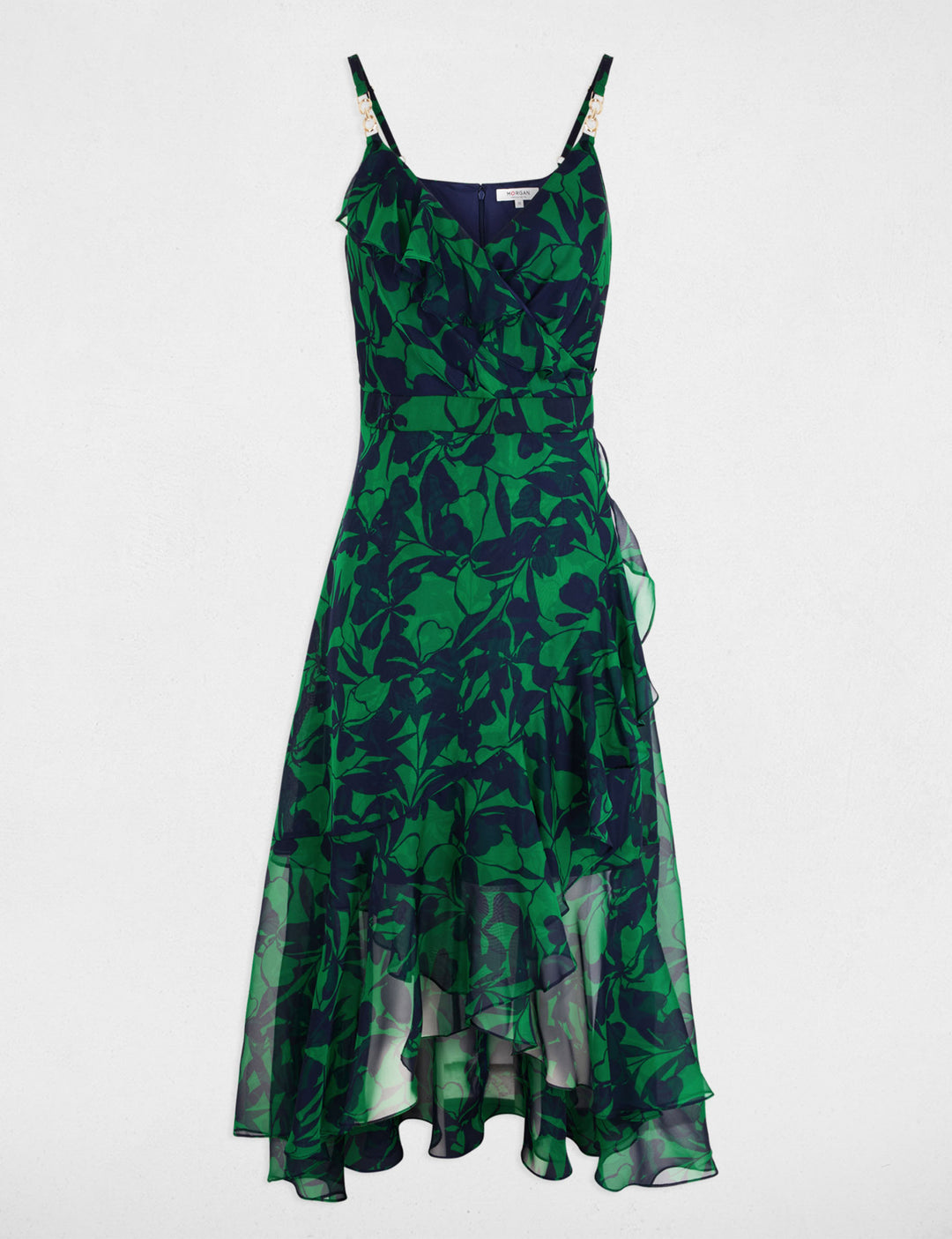 Robe mi-longue cache coeur