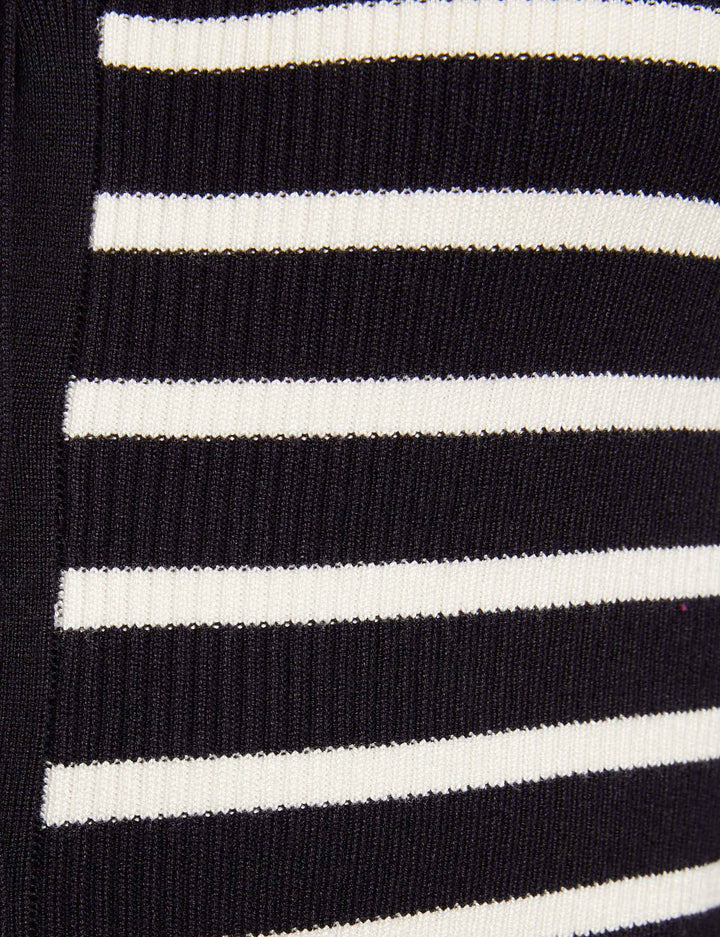 Gilet manches longues à  rayures