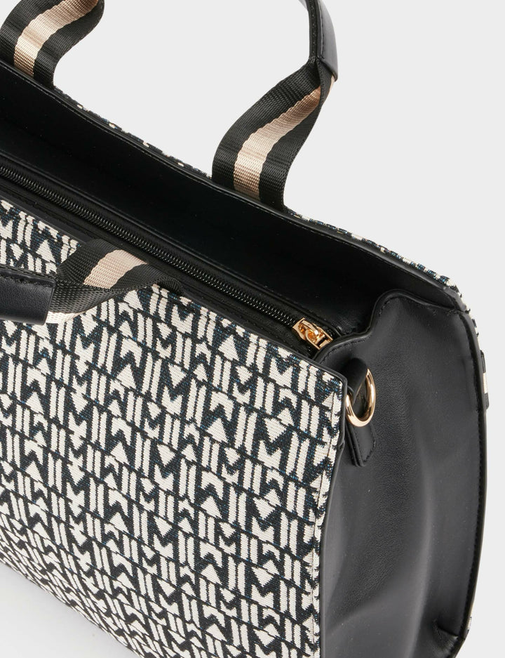 Sac cabas imprimé monogramme
