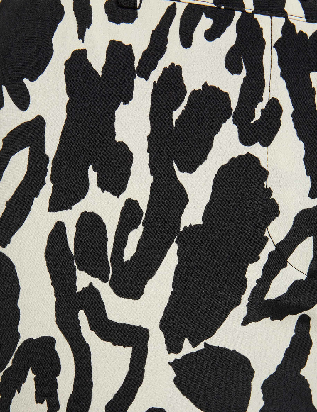 Pantalon droit imprimé animalier