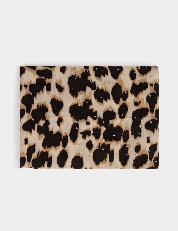 Foulard imprimé léopard