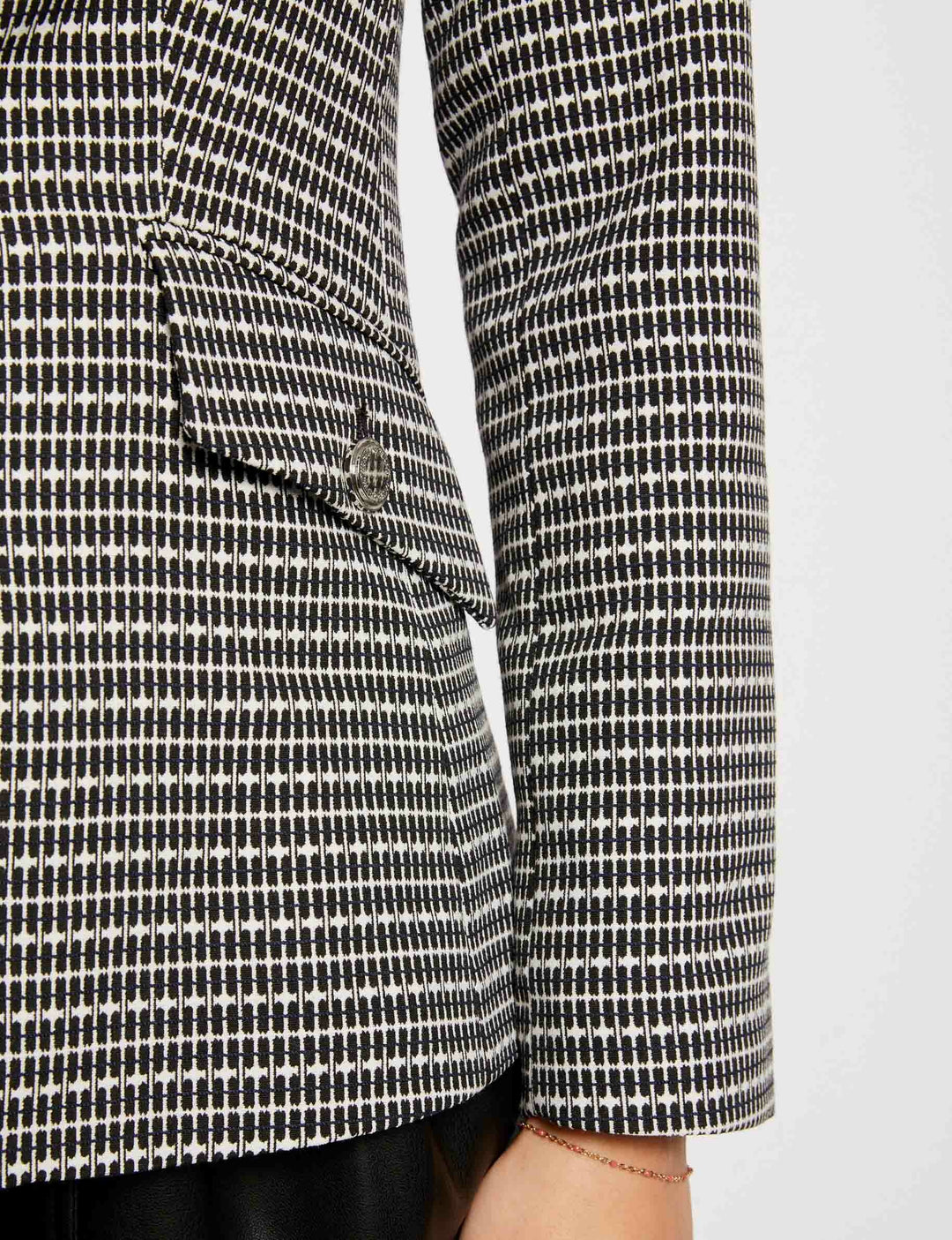 Blazer imprimé géométrique