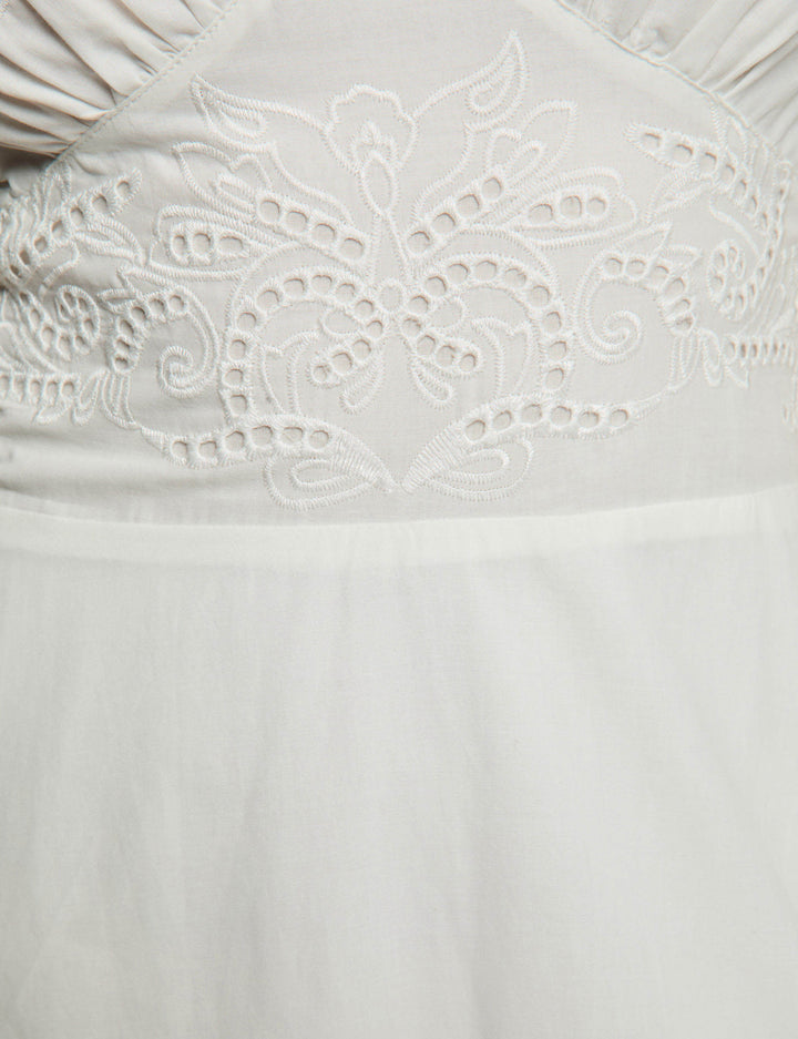 Robe longue broderie