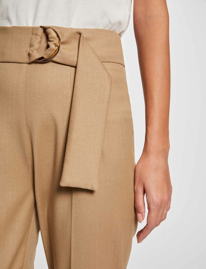 Pantalon ajusté à  rayures