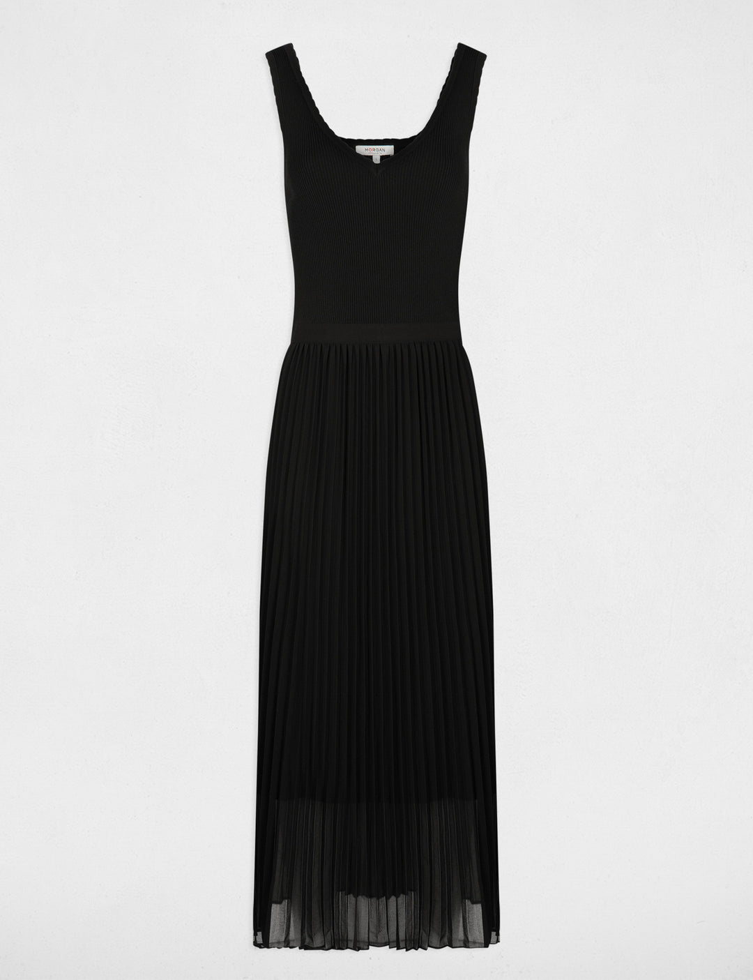 Robe tricot longue cintrée