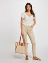Pantalon skinny satin