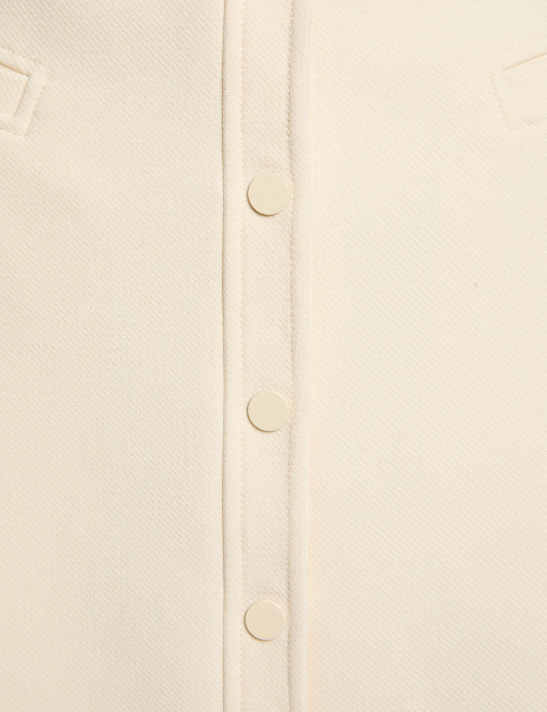 Robe courte trapèze boutonnée