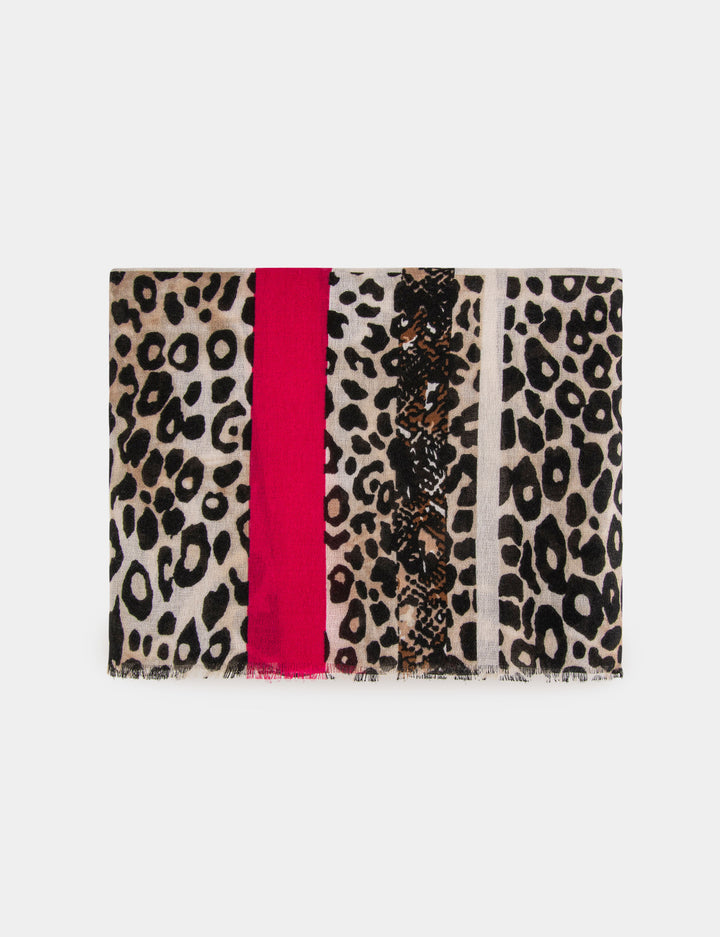 Foulard imprimé animalier