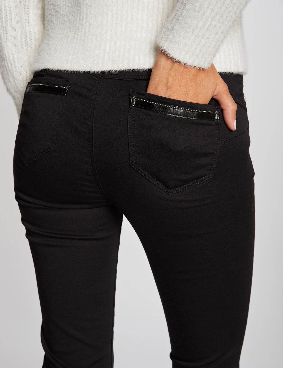 Pantalon slim taille standard