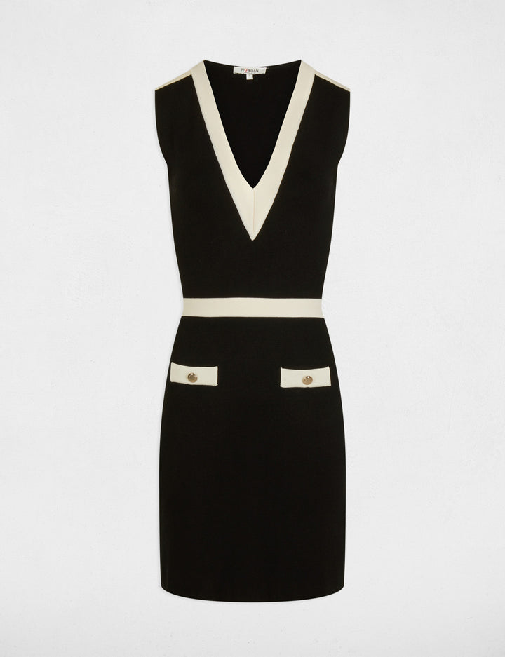 Robe tricot courte ajustée