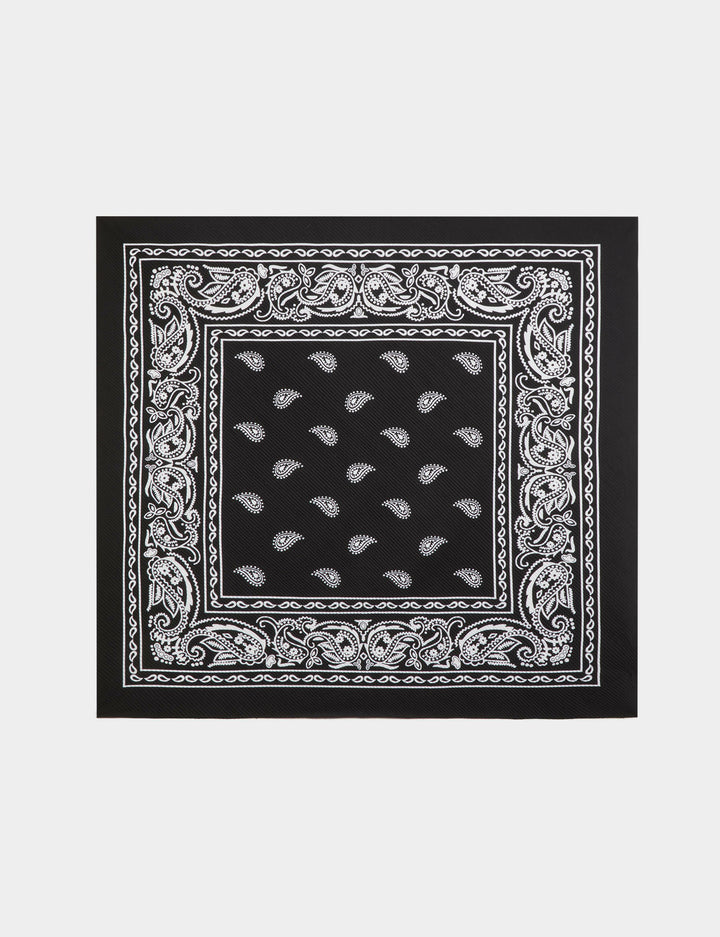 Foulard plissé imprimé