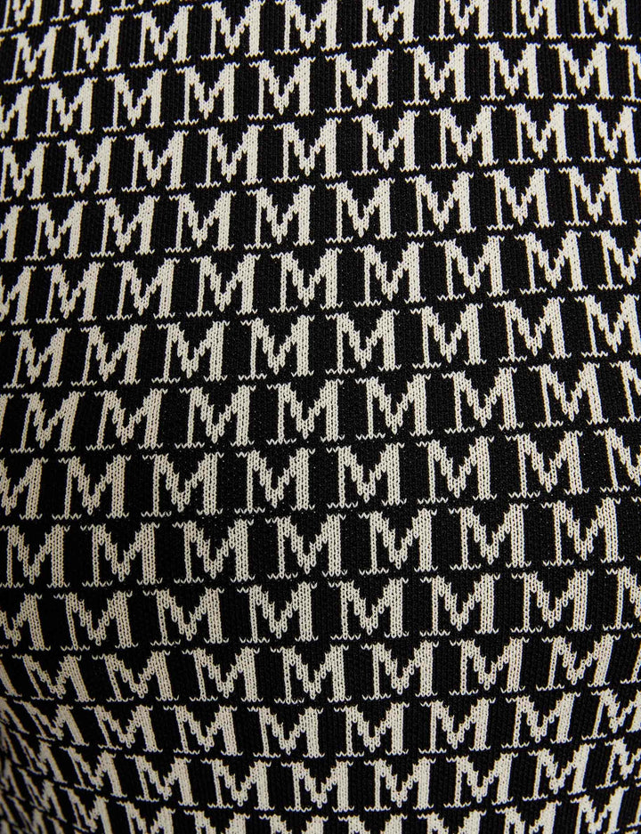 Pull sans manches imprimé monogramme