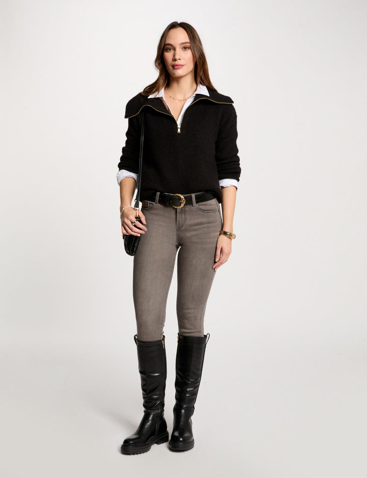 Jeans slim taille standard à  poches