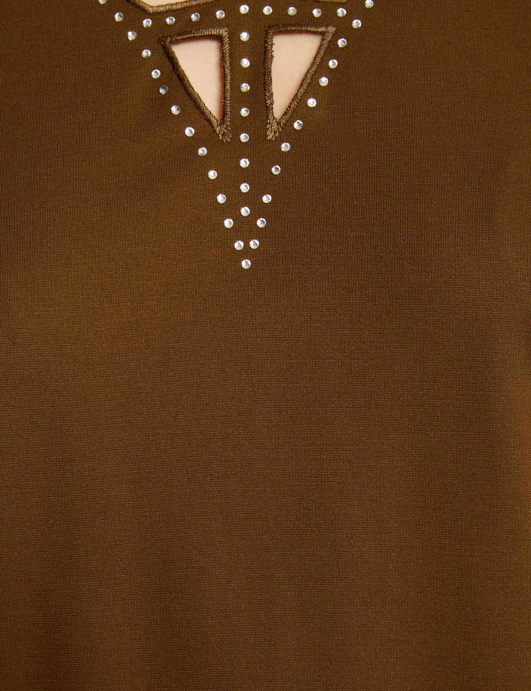 T-shirt manches courtes strass