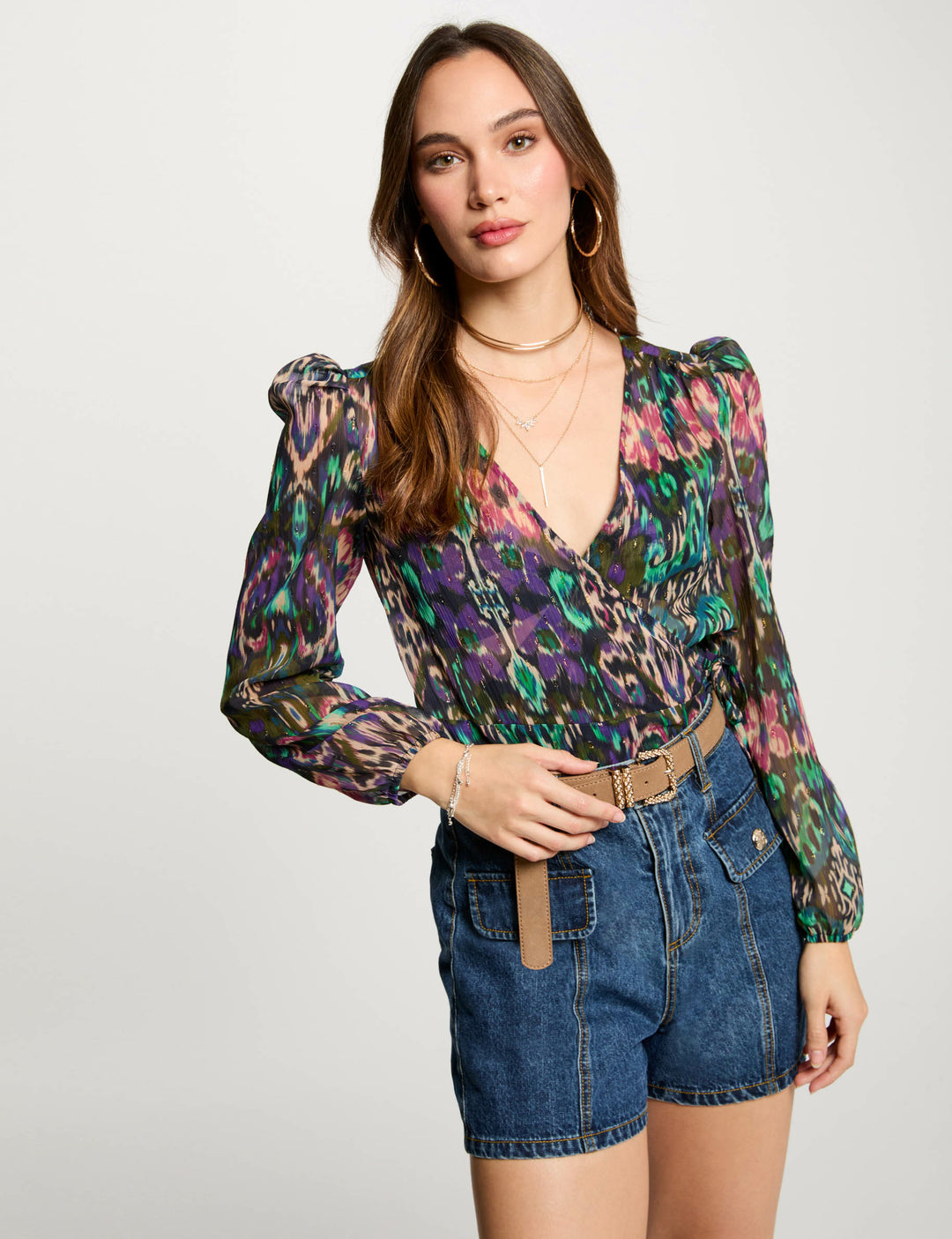 Blouse manches longues