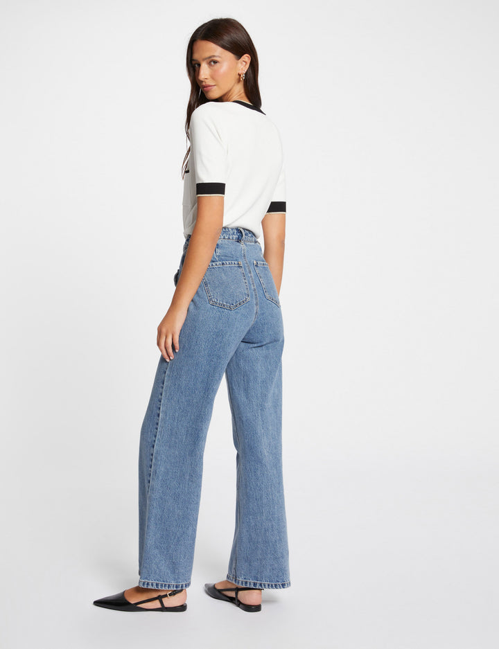 Pull manches courtes 2 poches