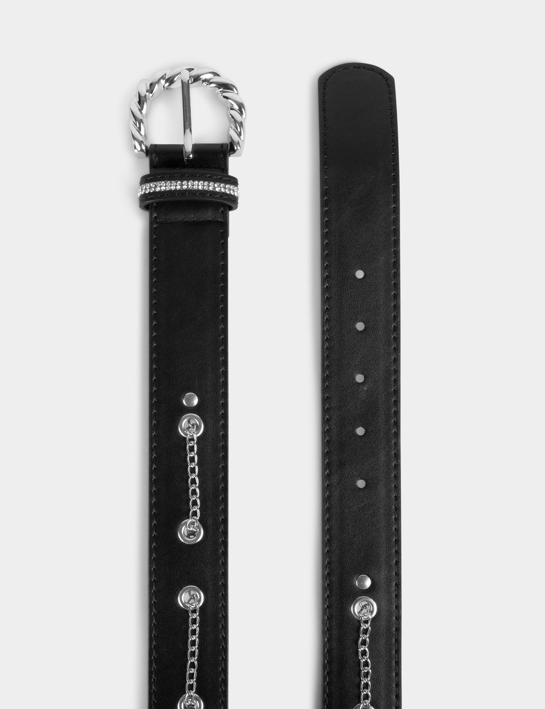 Ceinture avec détails chaînes