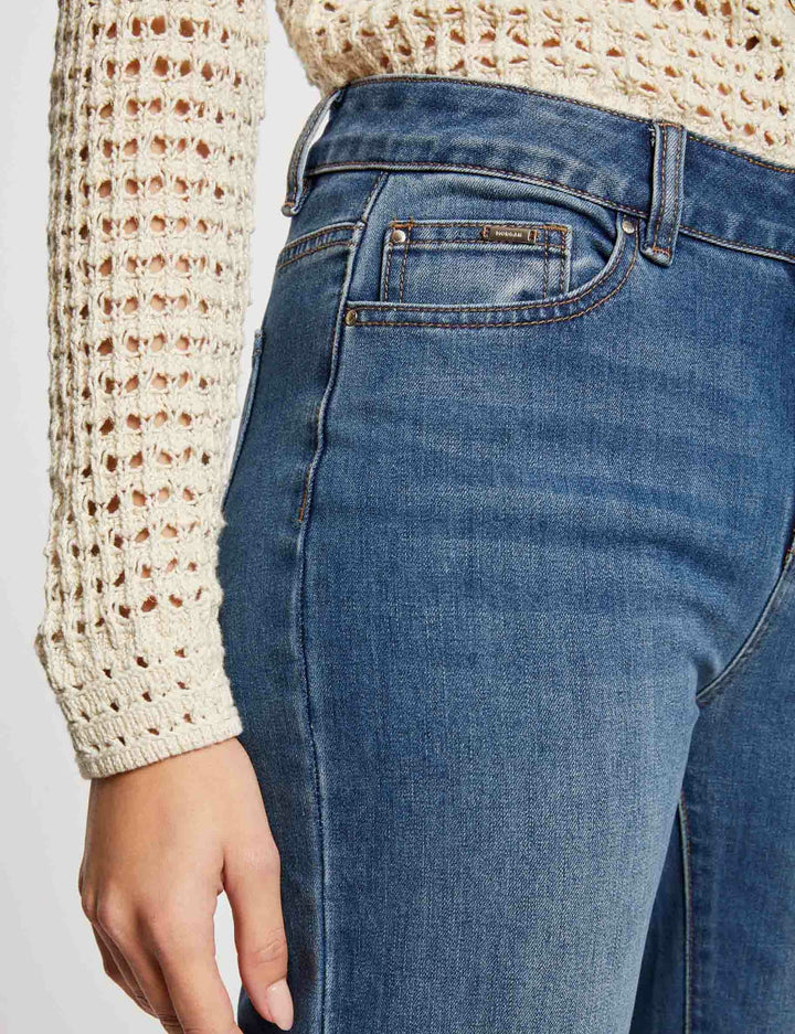 Jeans droit 7/8ème