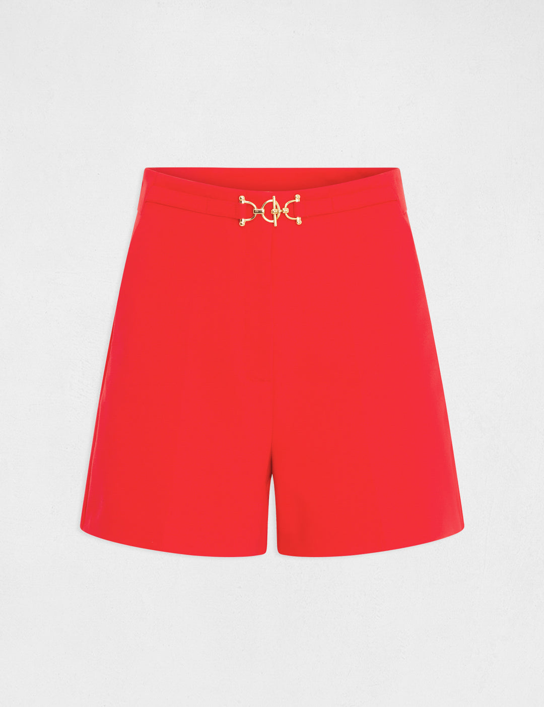 Short city droit détail boucle