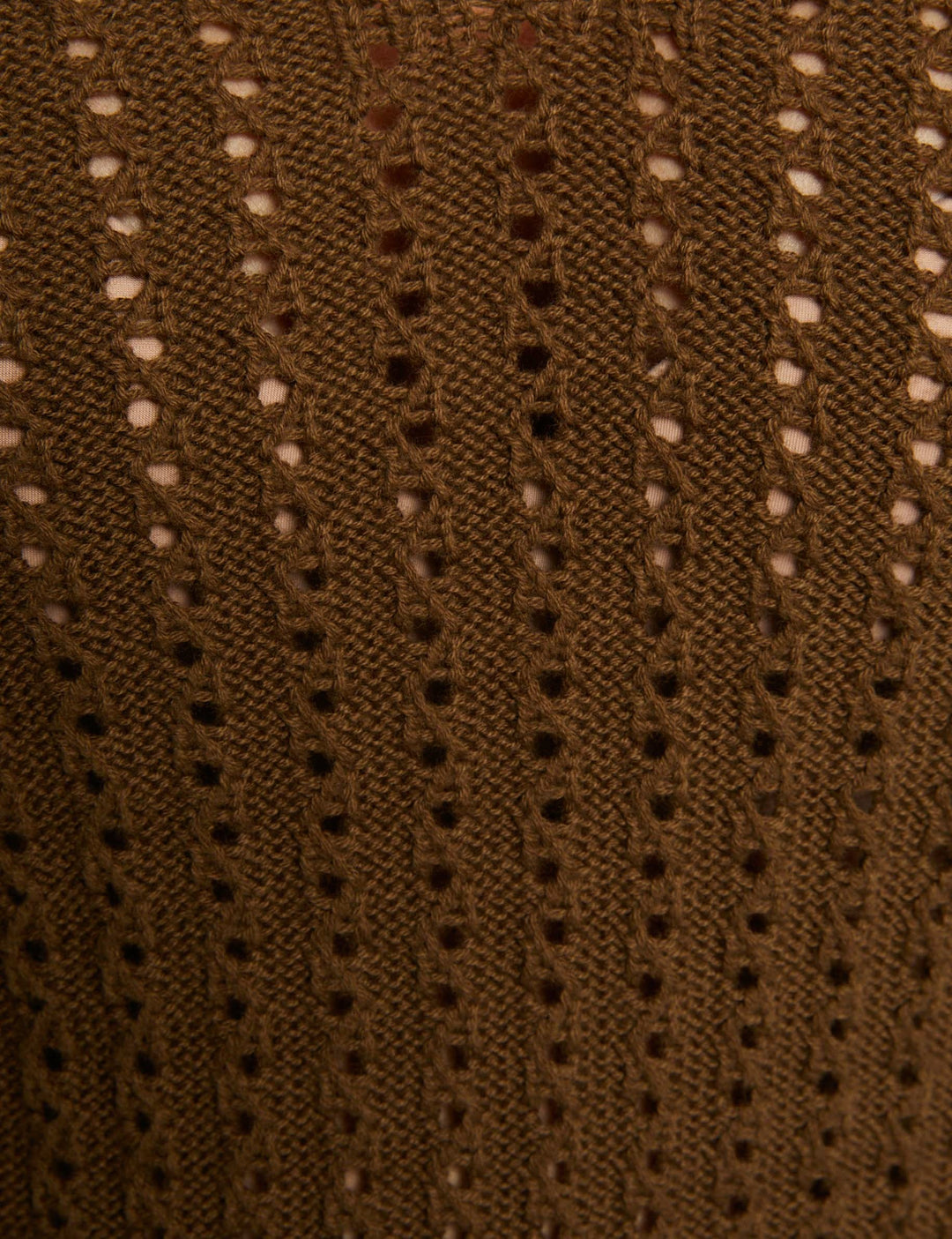 Pull manches courtes ajouré