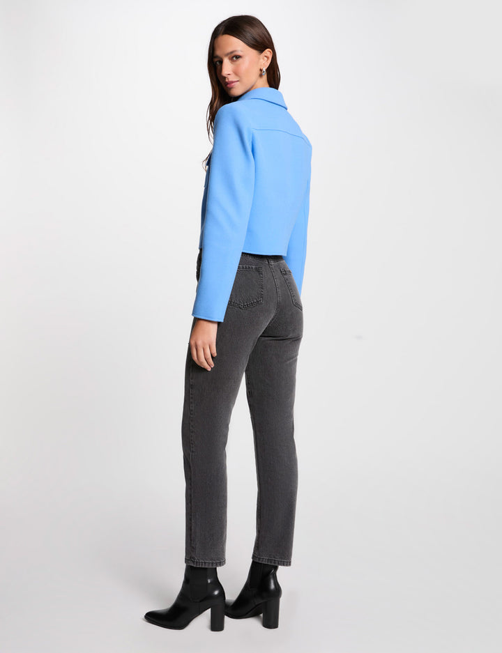 Veste courte zippée