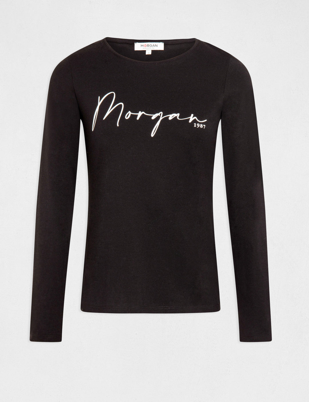 T-shirt manches longues à  inscription