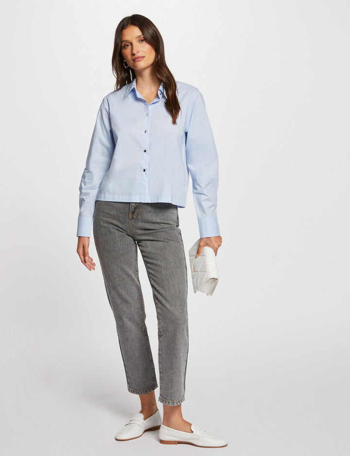 Jeans droit 7/8ème