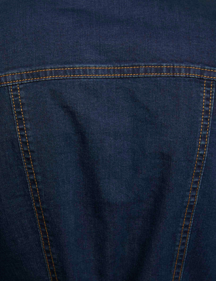 Robe courte patineuse en jean